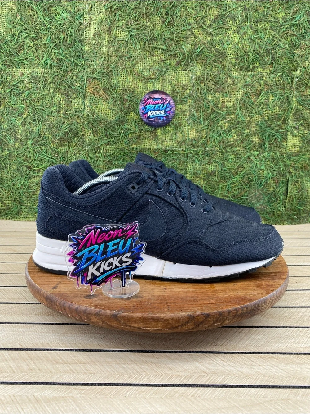 Nike AIR PEGASUS '89 TXT Lifestyle Shoes- Dark Obsidian Athletic Sneakers